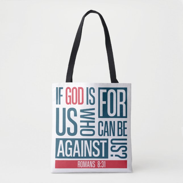 Bolso De Tela God for us (Anverso)
