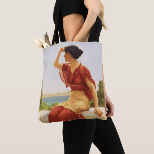 Bolso De Tela Godward La Señal De La Hermosa Mujer Retrato De Ar