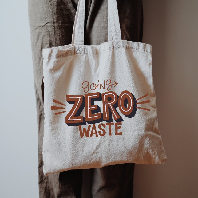 Bolso De Tela Going Zero Waste Minimalist Tote Bag (Subido por el creador)