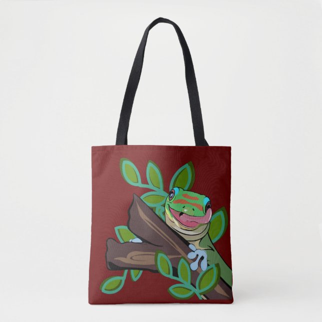 BOLSO DE TELA GOLD DUST DAY GECKO (Anverso)