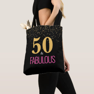 Bolso De Tela Gold Pink 50 y el fabuloso Tote de cumpleaños
