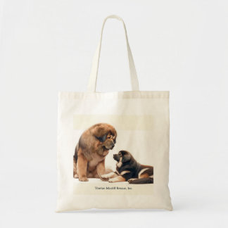 Bolso De Tela Gold TM y Black/Tan TM Puppy Tote Bag