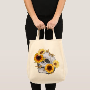 BOLSO DE TELA GOLDEN BLOOM SKULL