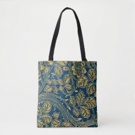 Bolso De Tela Golden Blossom Elegance Tote Bag