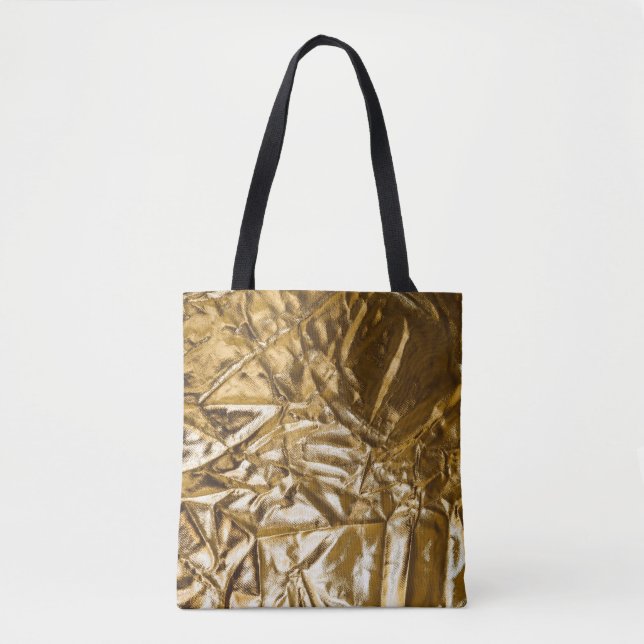 BOLSO DE TELA GOLDEN CRUSHED TEXTILE (Anverso)