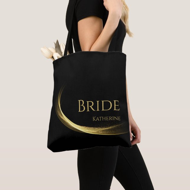 Bolso De Tela Golden Elegance-Bride (Detalle)
