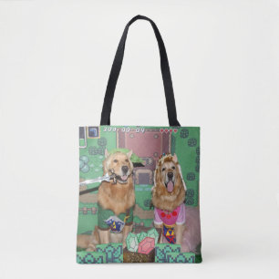 Bolso De Tela Golden retriever Zelda y vínculo