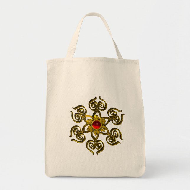 BOLSO DE TELA GOLDEN ROSA RUBY (Frente)