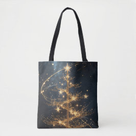 Bolso De Tela Golden Tree Glam Holiday Tote Bag
