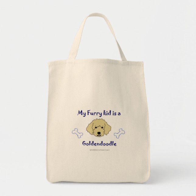 Bolso De Tela goldendoodle (Frente)