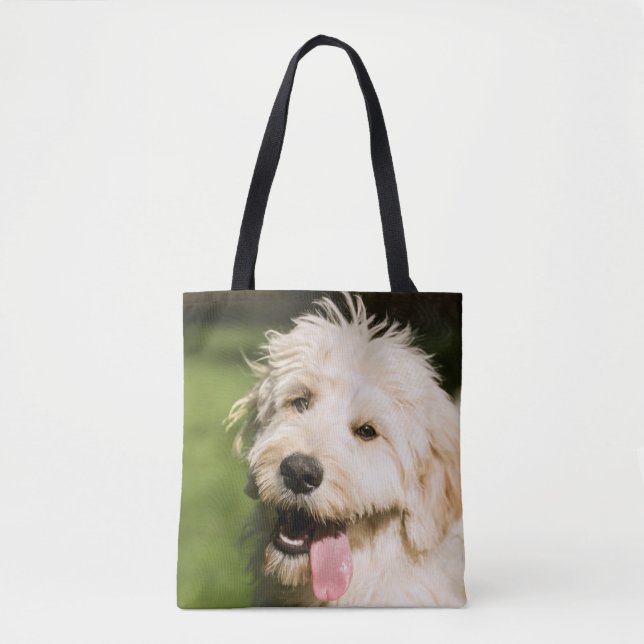 Bolso De Tela Goldendoodle (Anverso)