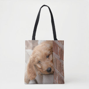 Bolso De Tela Goldendoodle cachorro picado