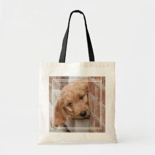 Bolso De Tela Goldendoodle cachorro picado