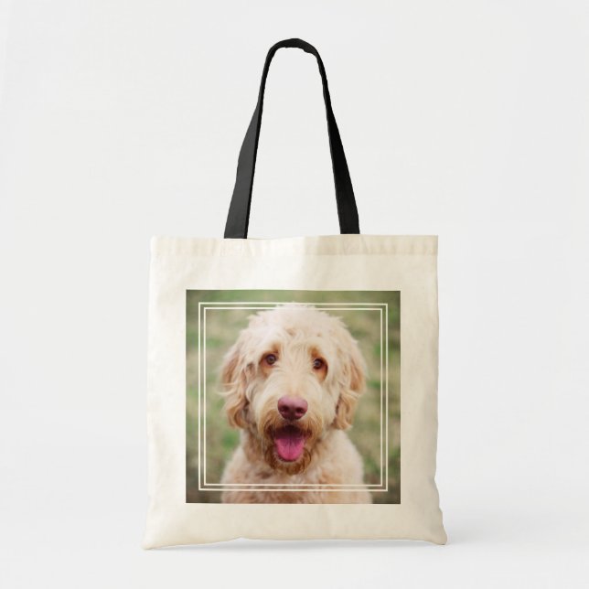 Bolso De Tela Goldendoodle Smiling (Frente)