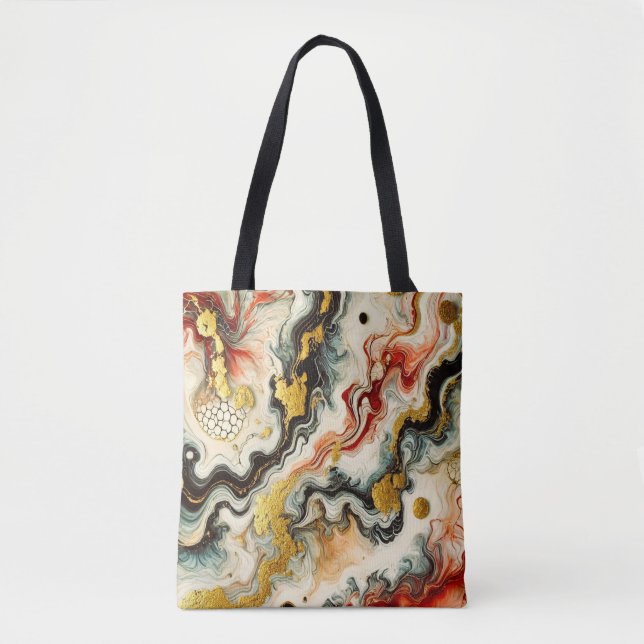 Bolso De Tela Goldene Flüsse  (Anverso)
