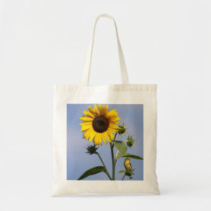 Bolso De Tela Goldfinch americano en el girasol