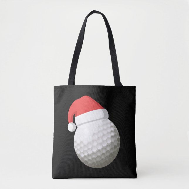 Bolso De Tela Golf de Navidades de Santa Hat (Anverso)