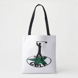 Bolso De Tela Golf - un juego maravilloso tarjeta