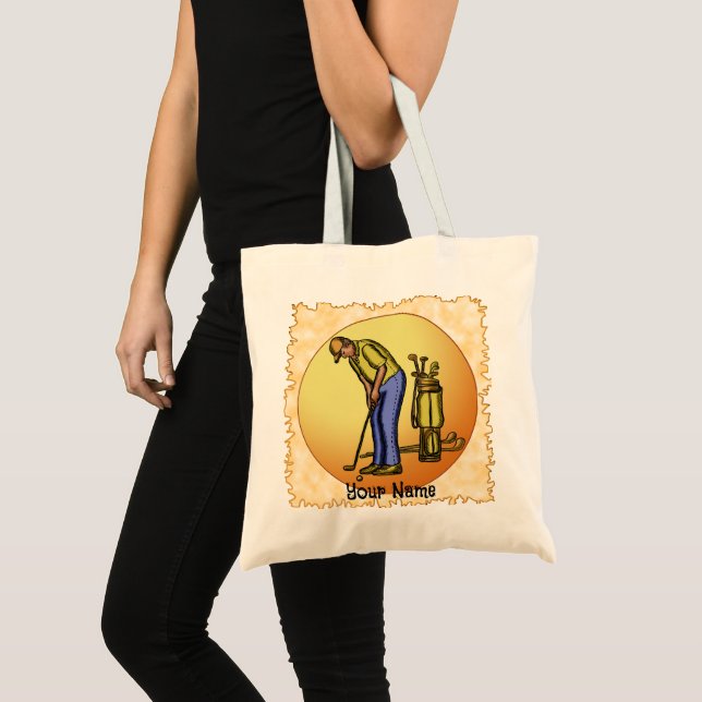 Bolso De Tela Golfer Sun Man (Anverso (producto))