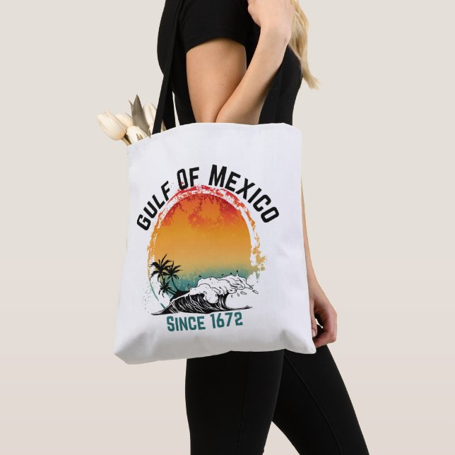 Bolso De Tela Golfo De México (Detalle)