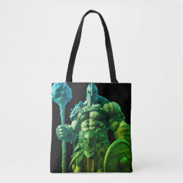Bolso De Tela Goliath With a Spiked Club on a Reusable Tote Bag