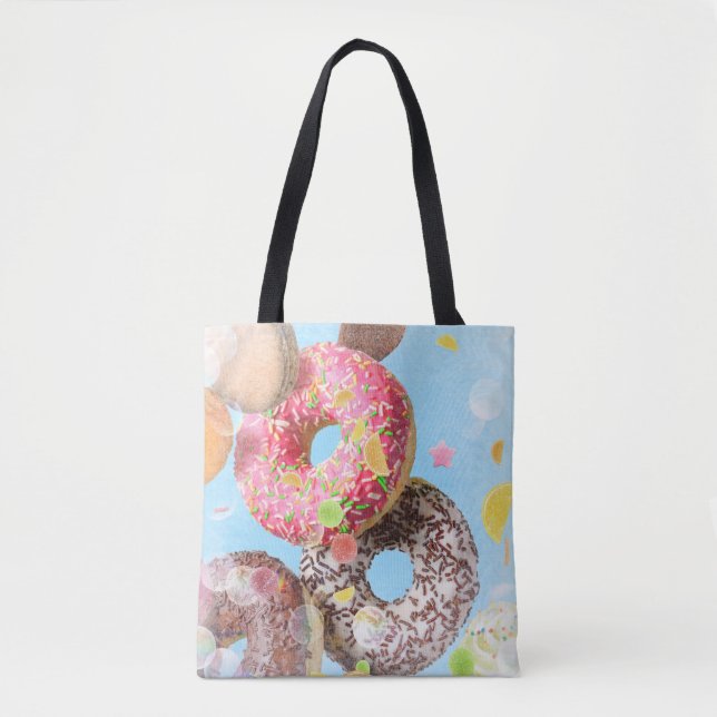 Bolso De Tela Golosinas de donut (Anverso)