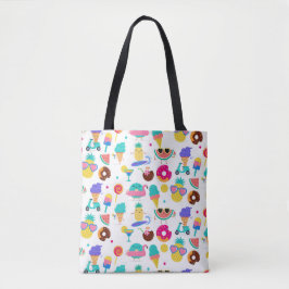 Bolso De Tela Golosinas de helado de frutas de verano Tutti Frui