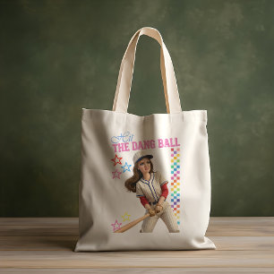 Bolso De Tela Golpea la Maldita Pelota Cara de Muñeca de Mamá de