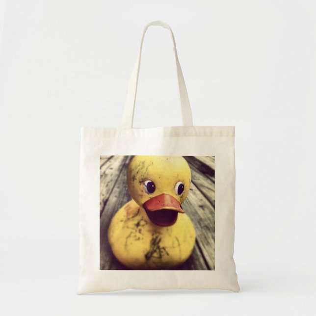 Bolso De Tela ¡Goma amarillo, dudoso, cubierto de tierra! (Frente)