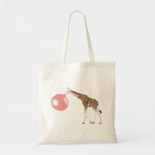 Bolso De Tela Goma de burbuja Girafa burbujeando burbuja