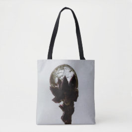 Bolso De Tela Goma de lluvia congelada en foto de rama de árbol