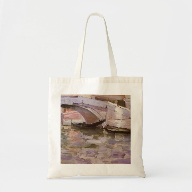 Bolso De Tela Góndolas por John Singer Sargent, arte impresionis (Frente)