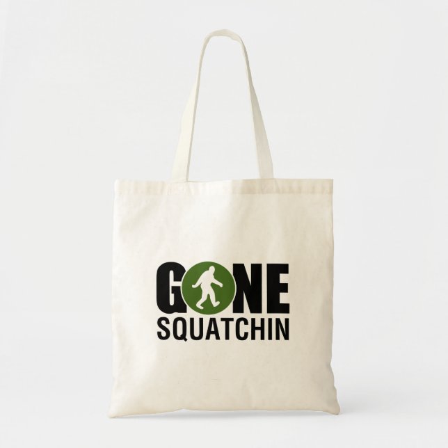 Bolso De Tela Gone Squatchin (Frente)