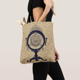 Bolso De Tela Gong Chino Antiguo sobre Paisley