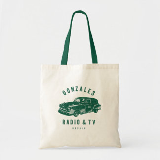 Bolso De Tela Gonzales Radio y TV Reparación Tote Bag