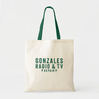 Bolso De Tela Gonzales Radio y TV Reparación Tote Bag
