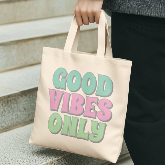 Bolso De Tela Good Vibes Only (Subido por el creador)