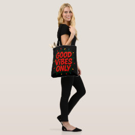 Bolso De Tela Good Vibes Only Graphic