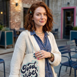 Bolso De Tela Good Vibes Tote Bag