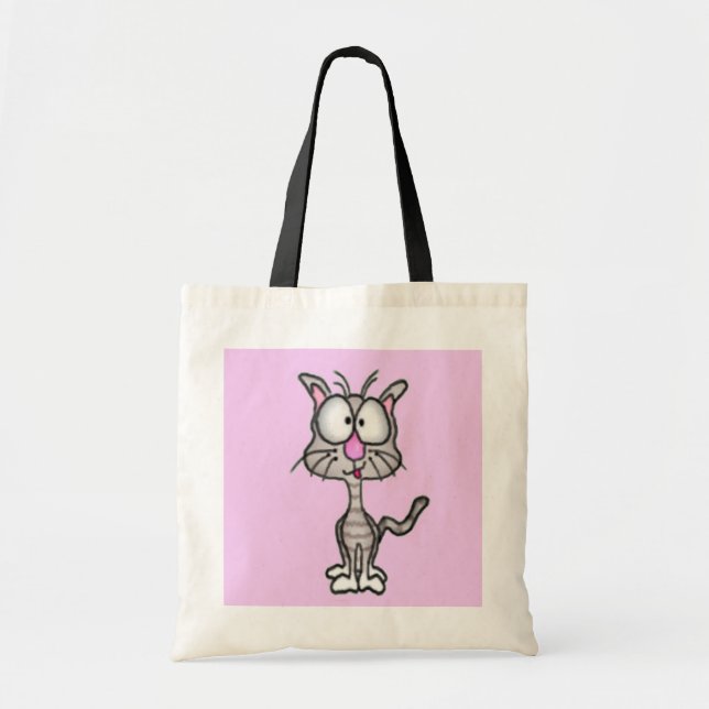 Bolso De Tela Goofy Kitty Tote Bag (Frente)