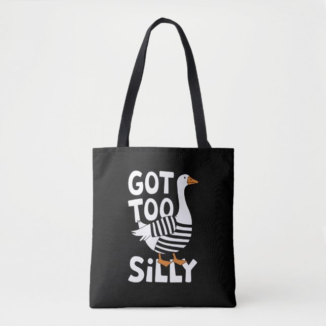 Bolso De Tela Goose Jail Bird Funny Meme Lover (Anverso)