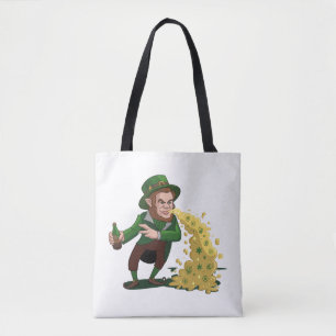 Bolso De Tela Gordo de galletas de la suerte divertido duende ir