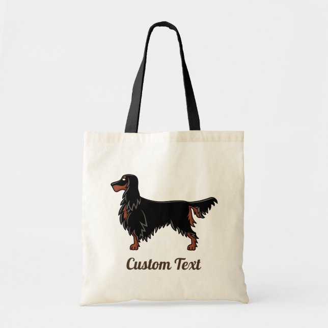 Bolso De Tela Gordon Setter Icon Tote Bag (Frente)