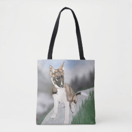 Bolso De Tela Gorgeous Husky Puppy
