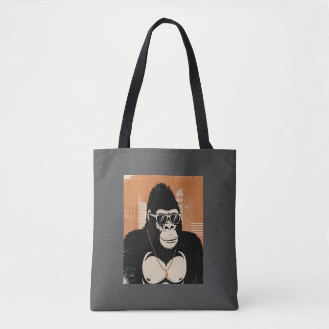 Bolso De Tela Gorila estilizada (Anverso)