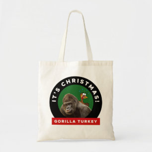 Bolso De Tela Gorila Navidades turcos Cena Pun