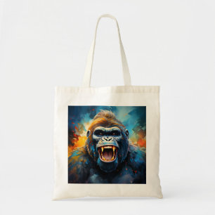 Bolso De Tela Gorila sonriente