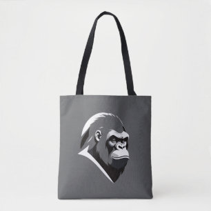 Bolso De Tela Gorila Vector Arte Animal Gráfico urbano moderno