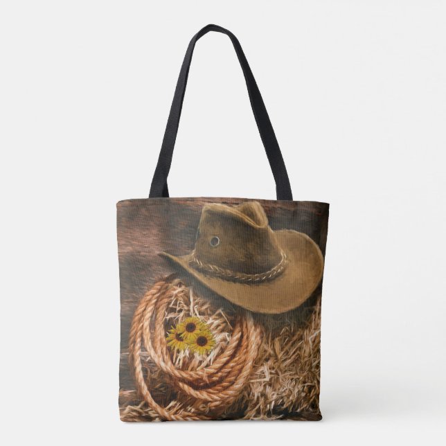 Bolso De Tela Gorra Cowboy (Reverso)