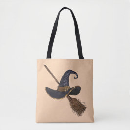 Bolso De Tela Gorra de Brujas y Broomstick